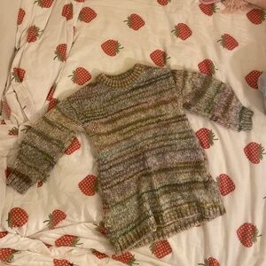 Zara girls knit multicolor sweater